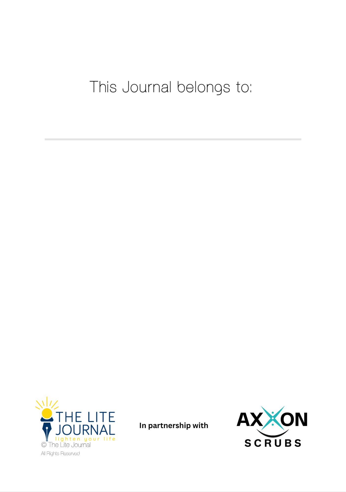 The Lite Journal: Productivity Journal