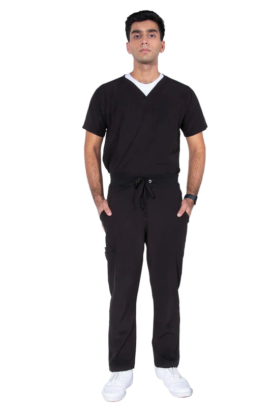 Aero Scrub Set: Midnight Black