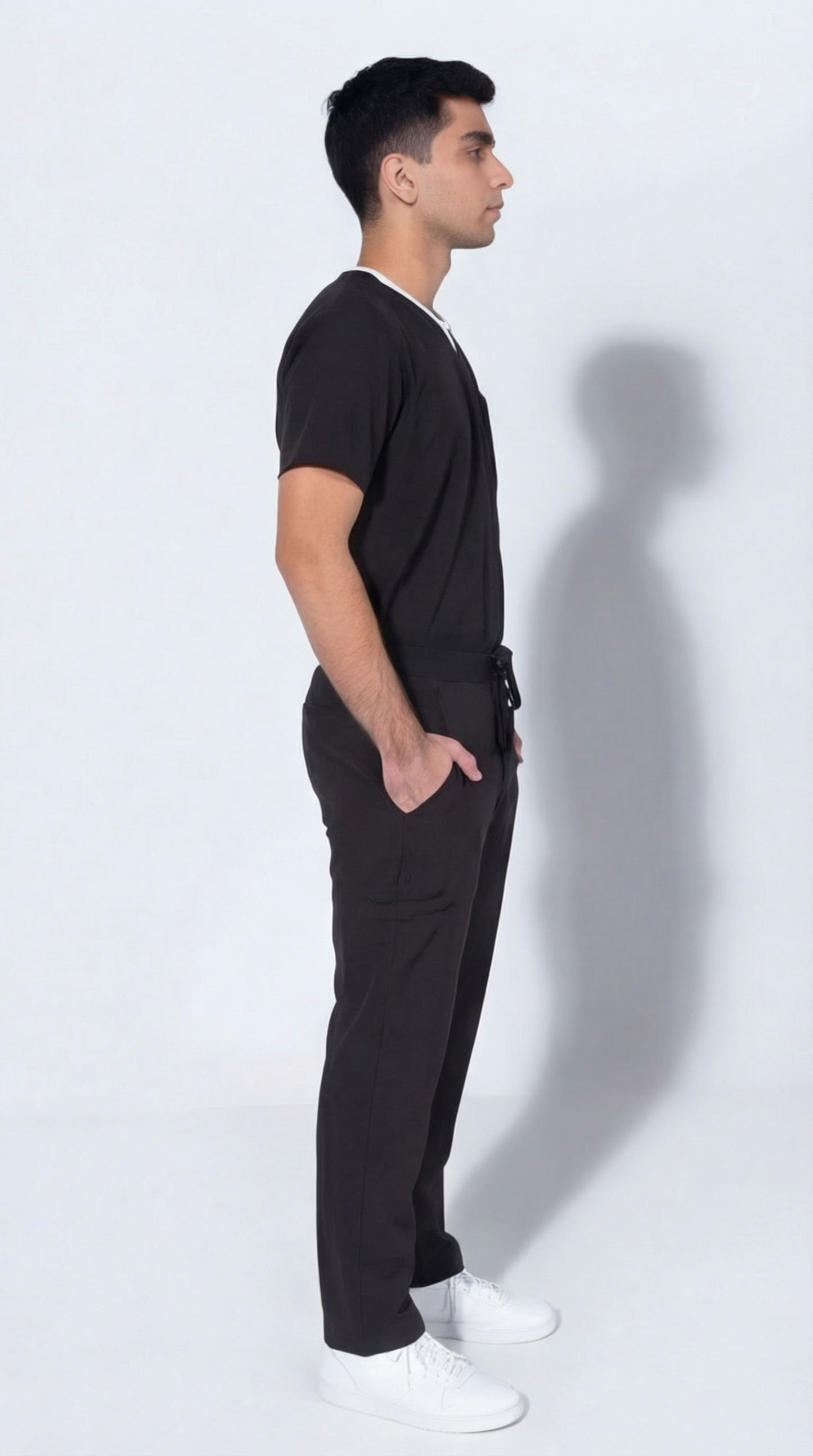 Aero Scrub Set: Midnight Black