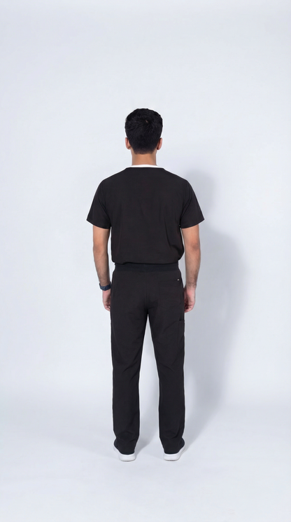 Aero Scrub Set: Midnight Black