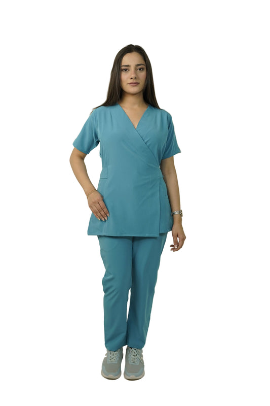 Milano Scrub Set: Aqua