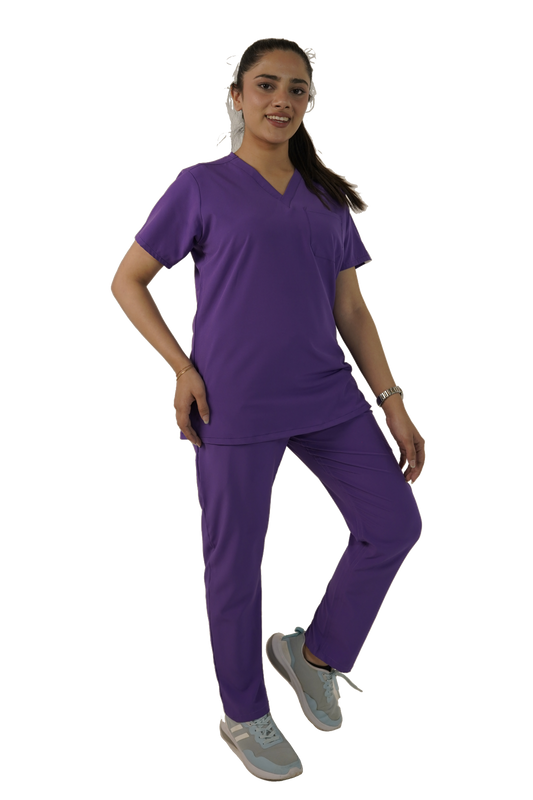 Aero Scrub Set: Grape
