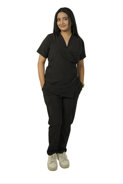 Milano Scrub Set: Black
