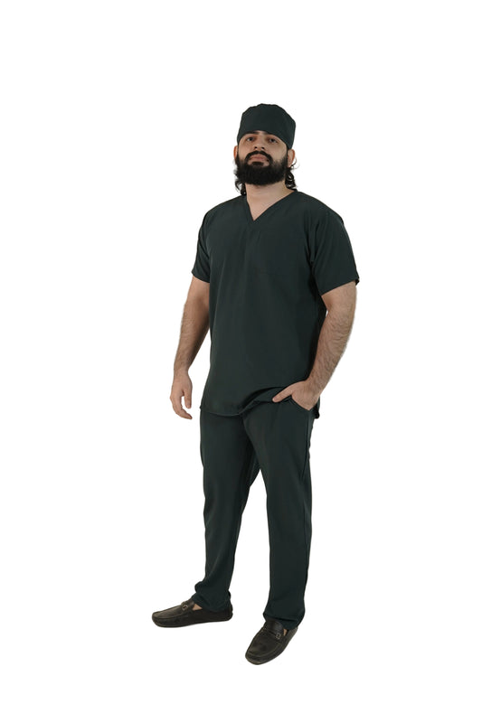 Aero Scrub Set: Forest Green