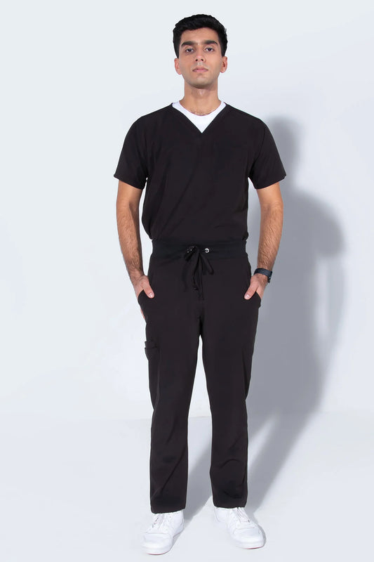 Aero Scrub Set: Midnight Black