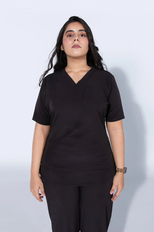 Aero Scrub Set: Midnight Black
