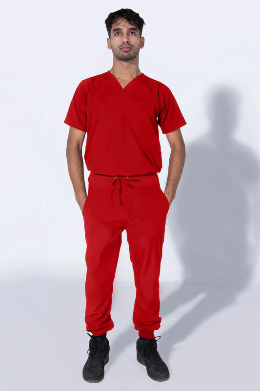 Titan Scrub Set: Crimson Red