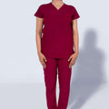 Aero Scrub Set: Mulberry Maroon