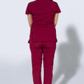 Aero Scrub Set: Mulberry Maroon