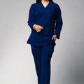 Aero Scrub Set: Nighttime Navy with Zipflex top