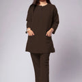 Aero Scrub Set: Olive Green With Zipflex Top