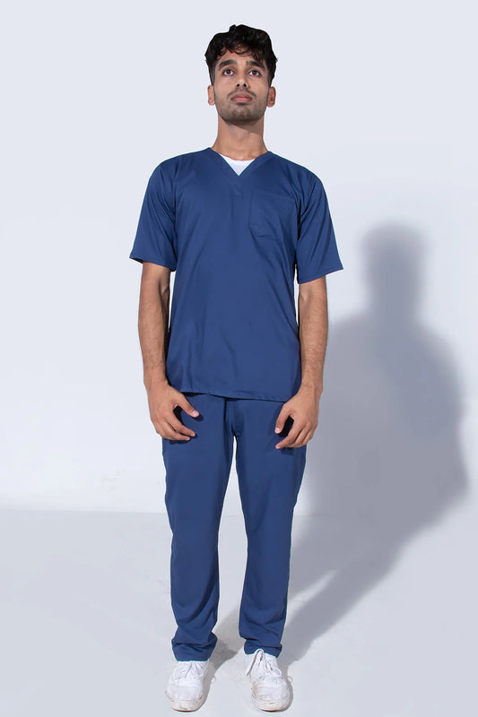 Aero Scrub Set: Steel Blue