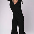 Aero Scrub Set: Midnight Black with Zipflex Top