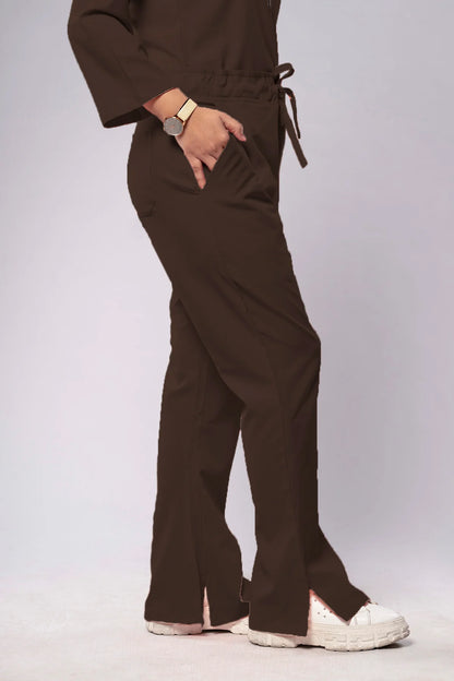 Aero Scrub Set: Olive Green with Zipflex Top